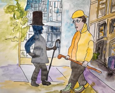 L'histoire d'une canne magique.